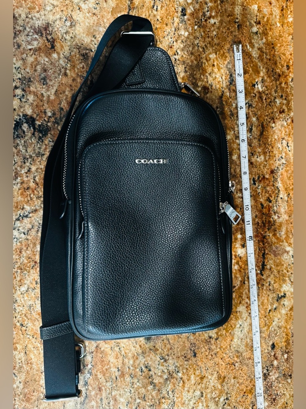 Coach Ethan Pack Bag Black NWOT - Picture 2 of 8